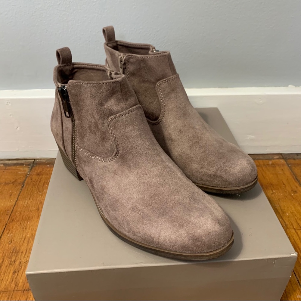 Arizona Taupe Ankle Booties